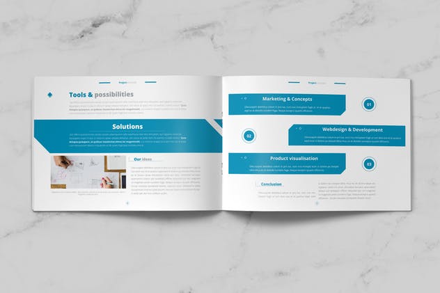 企业项目建议书/提案设计INDD模板 Project Proposal插图(3)