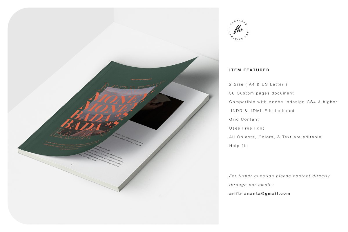 罗马复古时尚产品画册设计模板插图(4)