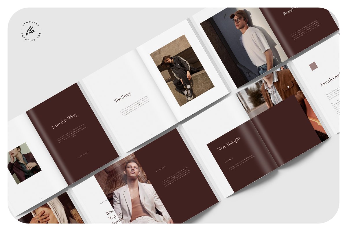 [LOVE]男士潮流时尚产品图册设计模板插图(3)