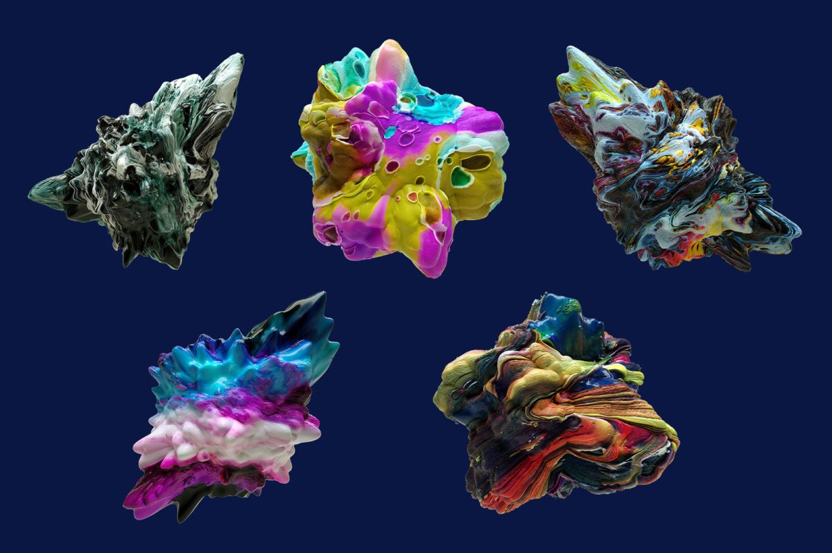 创意抽象纹理系列：15款高清3D抽象纹理&笔刷 3D Mirage, Vol. 1 (Exclusive)插图(7)