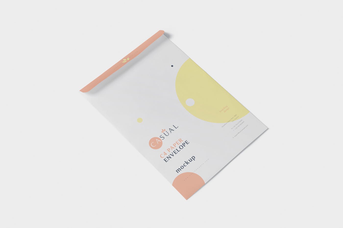 C4尺寸规格企业高端信封设计图素材库精选 Envelope C4 Mock-Up Set插图(3)