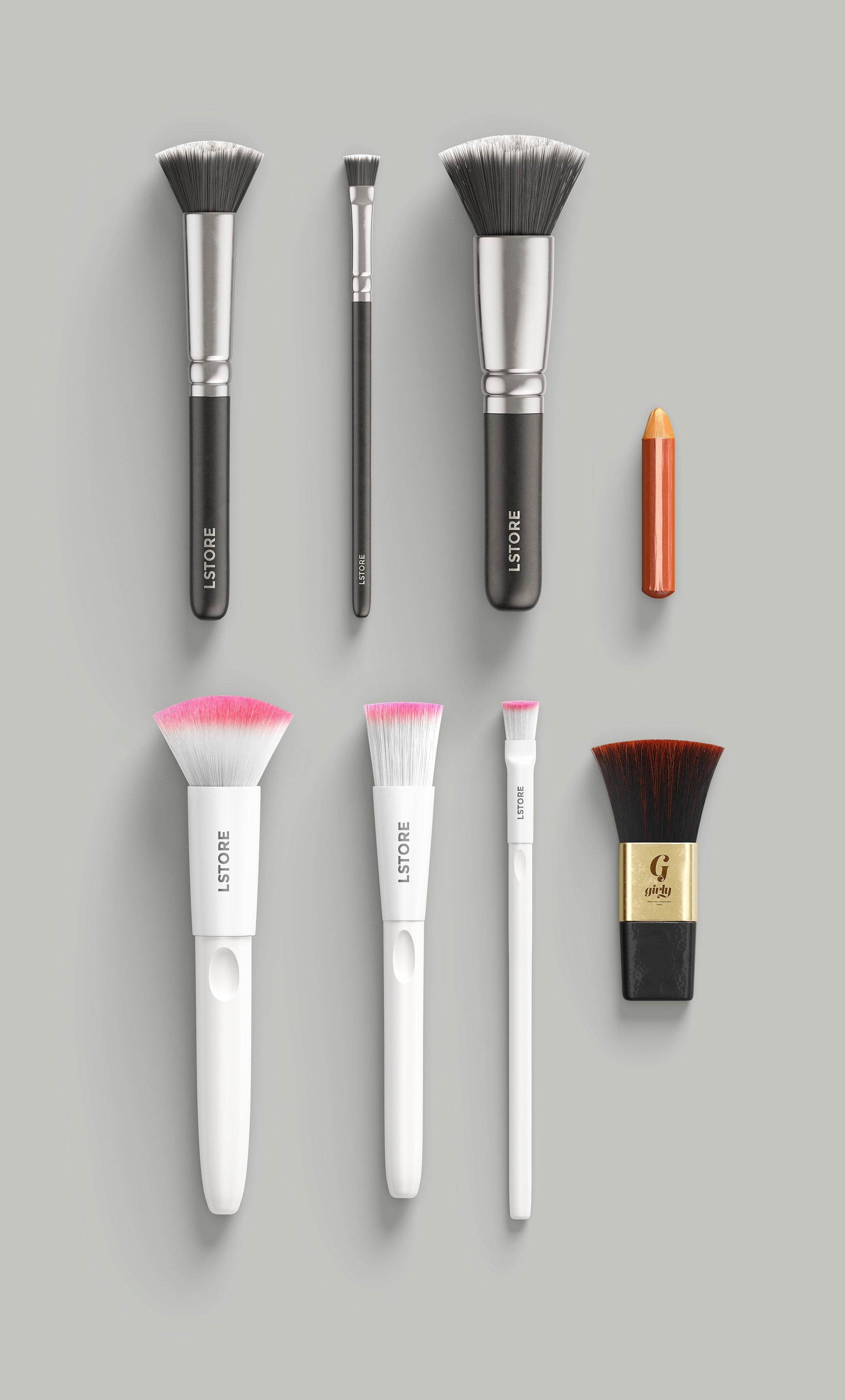 8.3GB超容量女性小物样机素材 Girly Stationery Mockup Creator（高清实物元素+场景样机）插图(37)