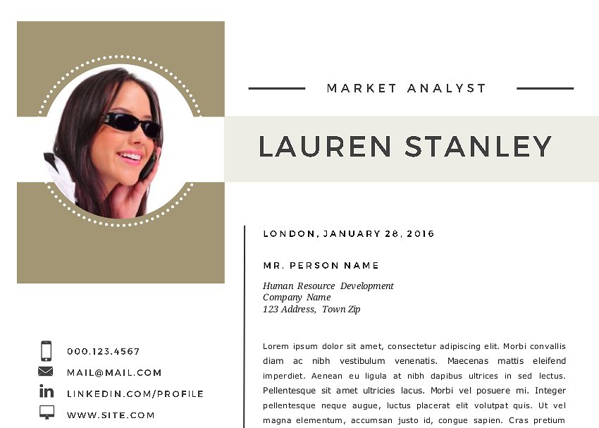 优雅的二合一简历模板  Elegant 2 in 1 Word resume template插图(1)