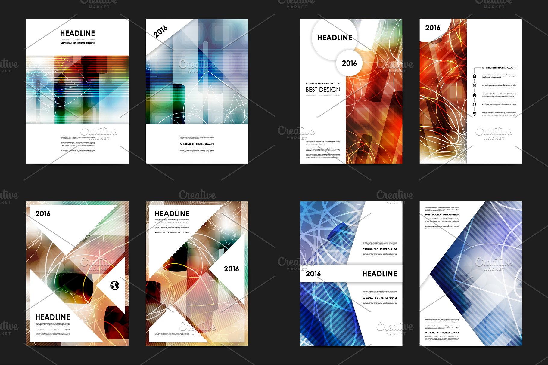 极力推荐：50+商业企业宣传传单模板 50+ Business Flyers Bundle插图(2)