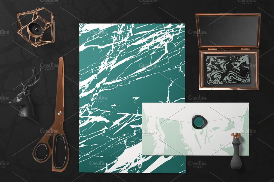 岩石和大理石无缝图案纹理 Rock & Marble Seamless Patterns插图(2)