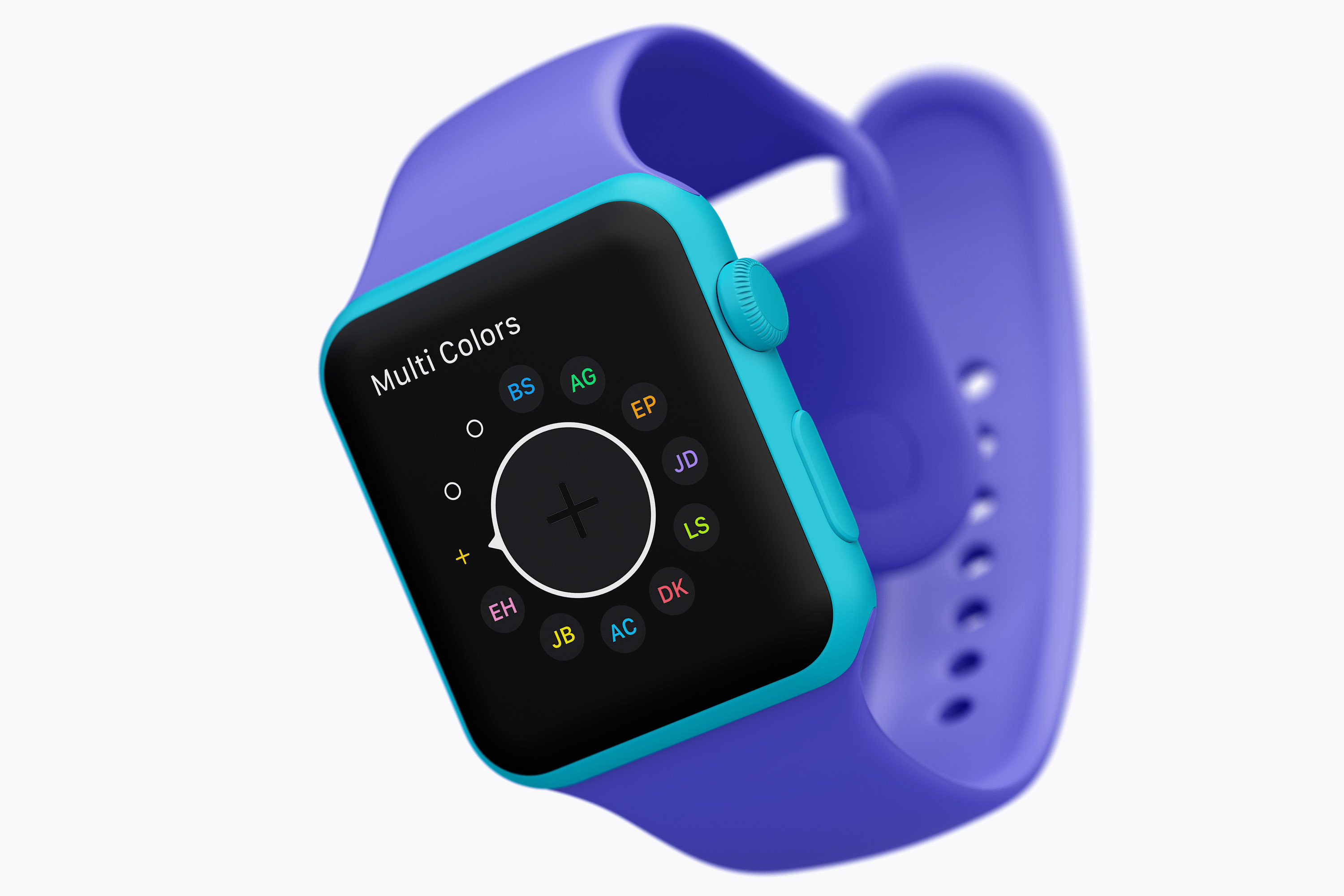 5K高分辨率Apple Watch智能手表黏土样机模板02 Clay Apple Watch Mockup 02插图(4)