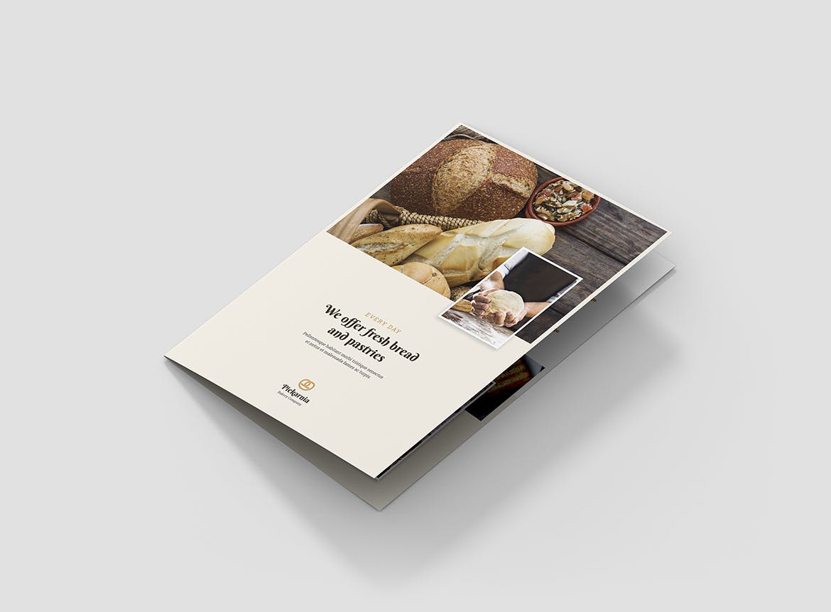 5合1面包店折页宣传单设计模板合集 Bakery – Brochures Bundle Print Templates 5 in 1插图(10)