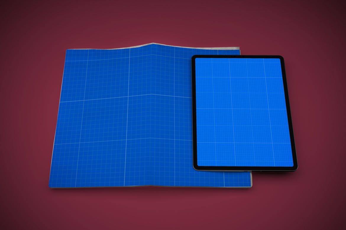 电子版报纸版式设计效果图样机 Newspaper App MockUp插图(9)