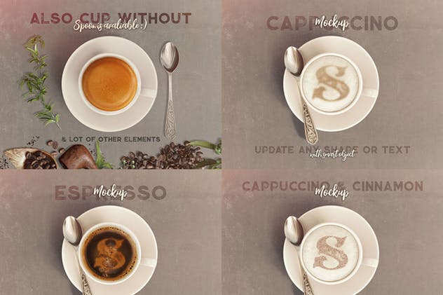 咖啡场景设计模板合集 Coffee Scene Creator插图(2)