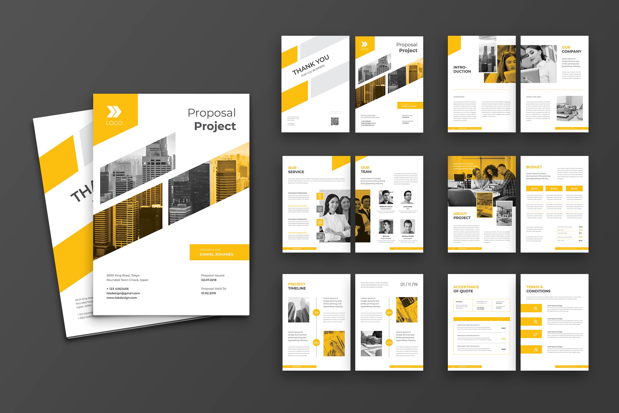 标准化项目标书制作模板素材 Proposal插图