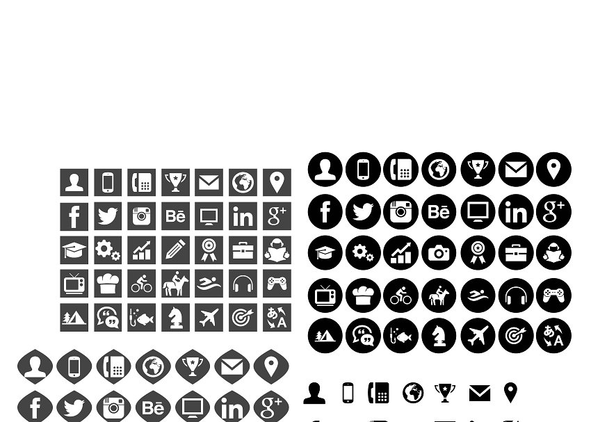 优雅的二合一简历模板  Elegant 2 in 1 Word resume template插图(4)