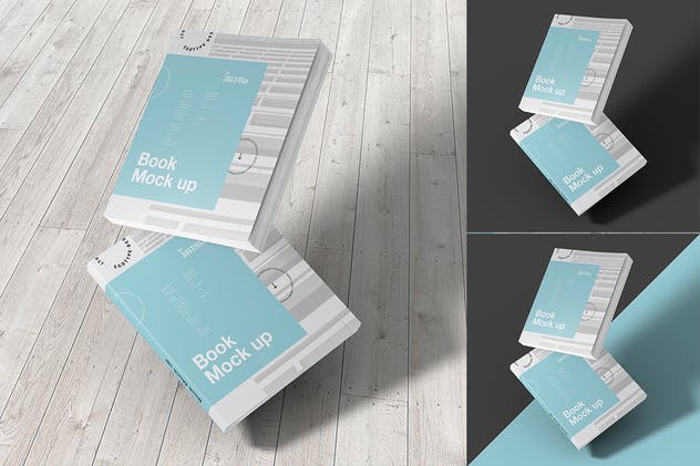 简装软封面杂志书样机 Book Mock-up插图(5)