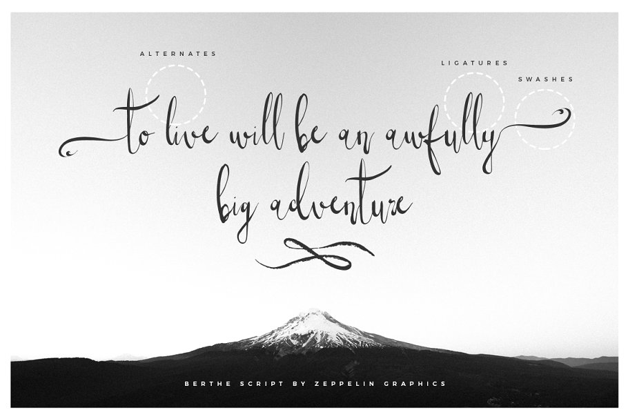 13款手写英文字体合集&Logo模板、矢量插画 Wonderland Fonts Pack & Branding Kit插图(88)