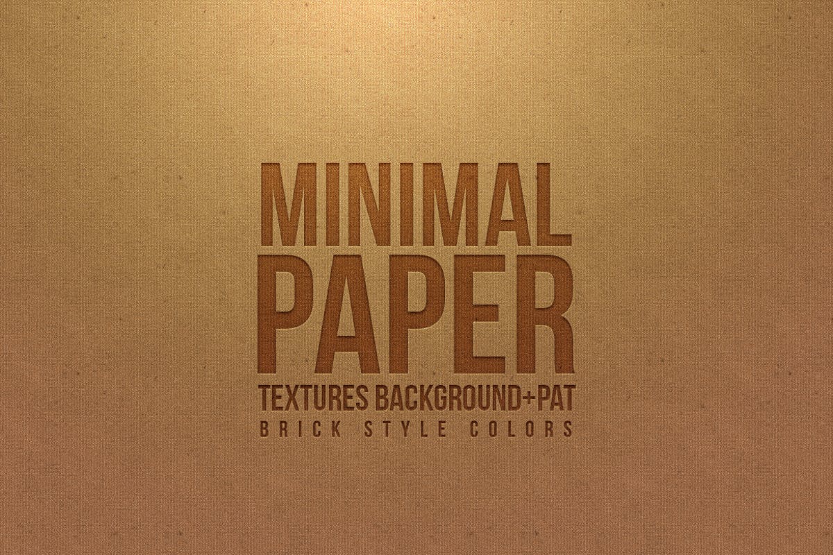 极简主义牛皮纸背景纹理 Minimal Paper Backgrounds – Patterns – Brick Style插图