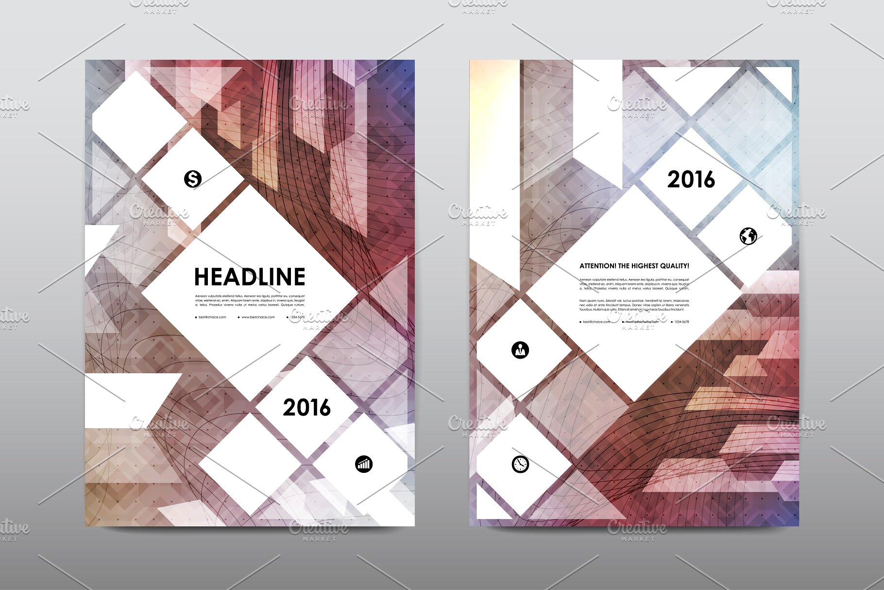 50+企业商业主题宣传小册子模板合集 50+ Business Brochures Bundle插图(17)