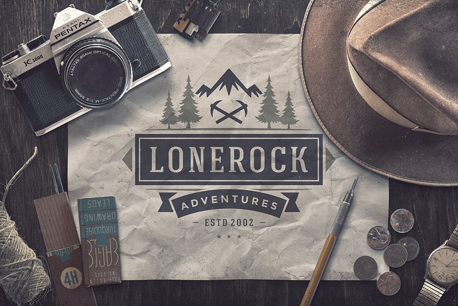 280个户外品牌Logo标志和徽章模板 280 Outdoor logos and badges插图(78)