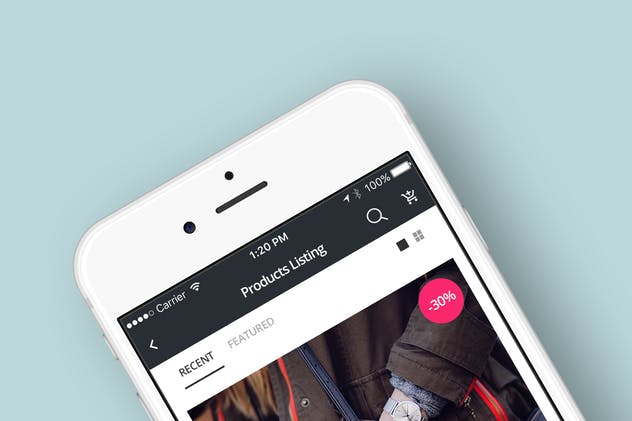 潮流时尚服饰类电商APP应用UI套件 Ecommerce App – Mobile UI Kit插图(2)