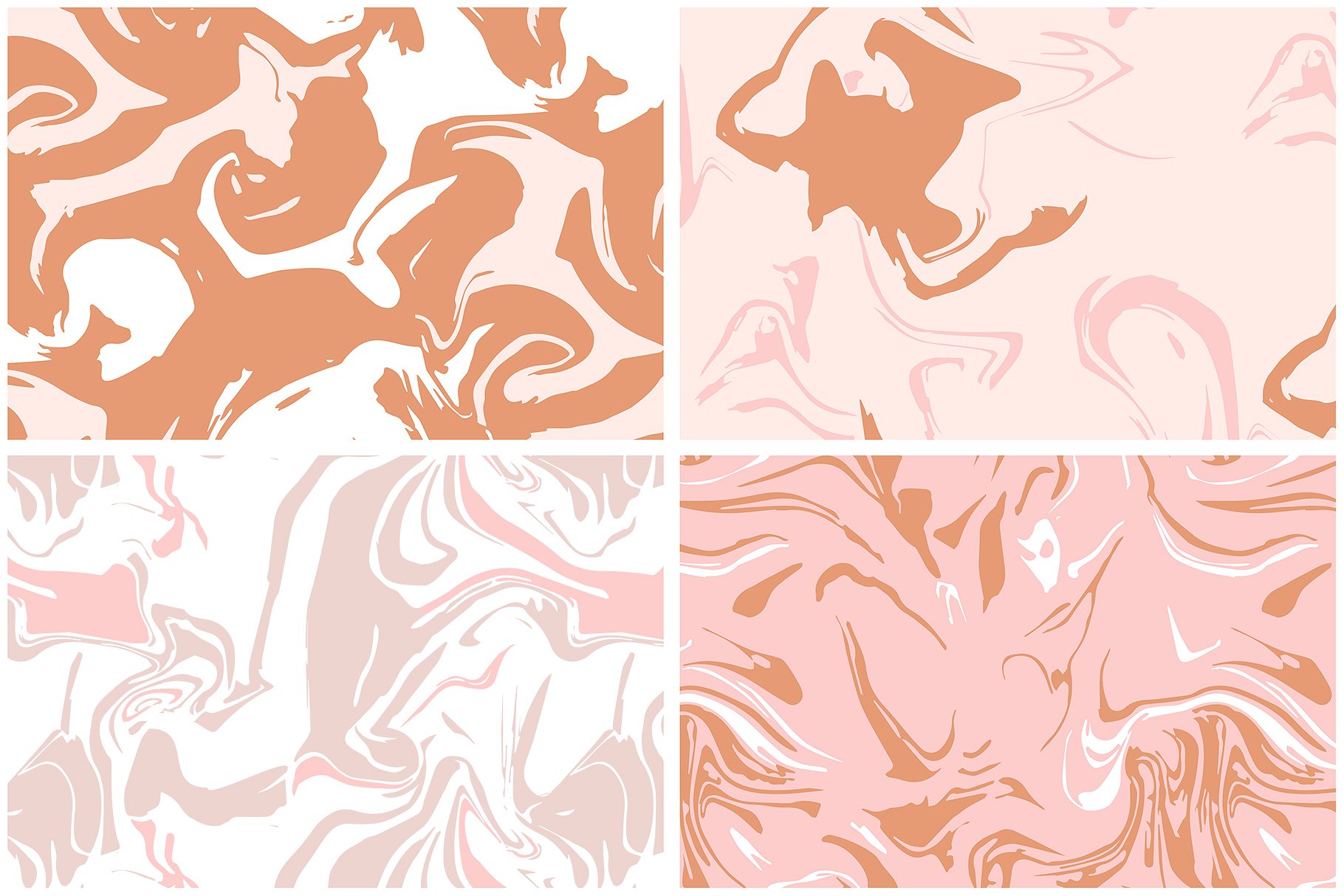抽象大理石无缝矢量纹理 Marbling Vector Patterns插图(10)