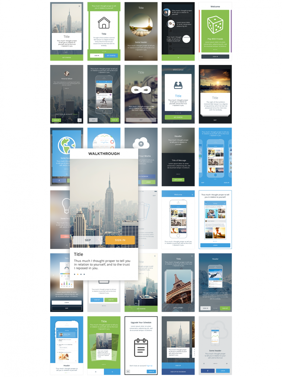 能帮你快速设计好APP的UI kits套装下载[PSD,Sketch]插图(6)