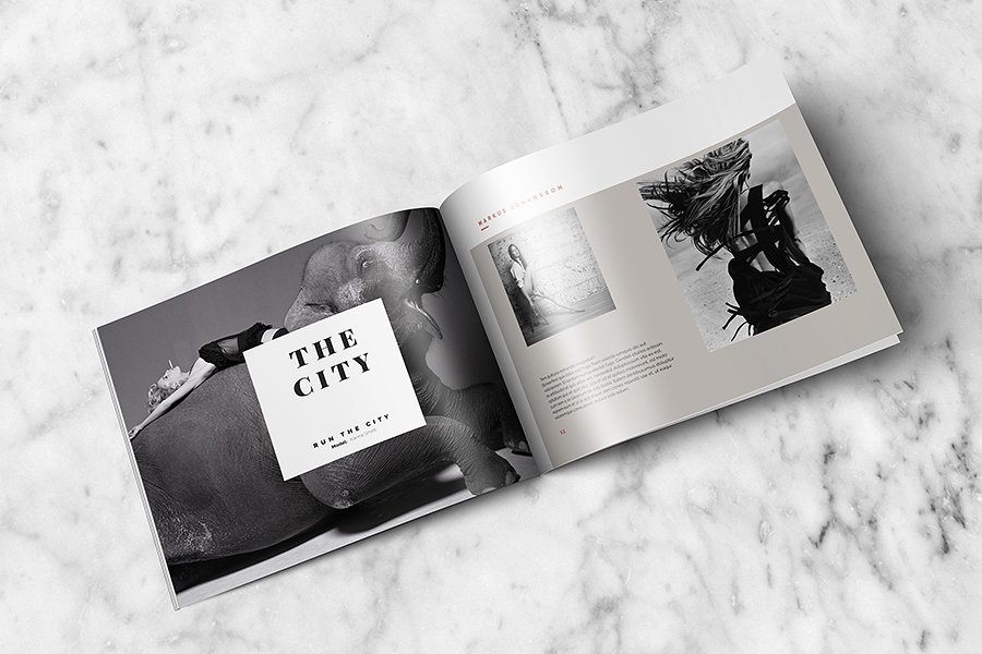 企业画册产品手册设计模板v1 Portfolio Brochure Vol.1插图(2)