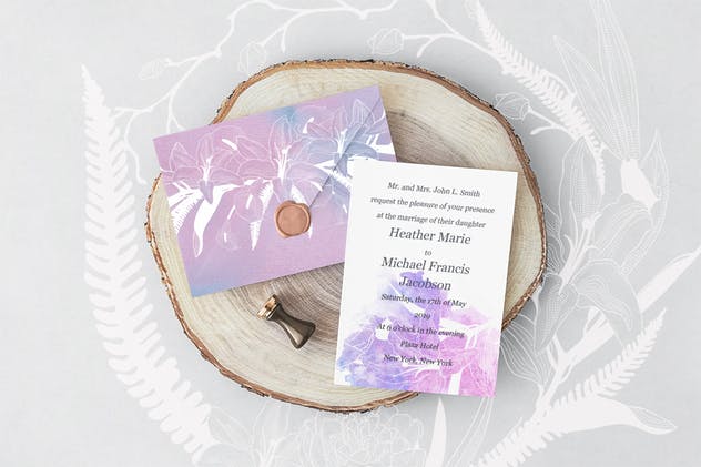 精致花卉矢量插画设计素材系列 Delicate Blossom Collection插图(1)