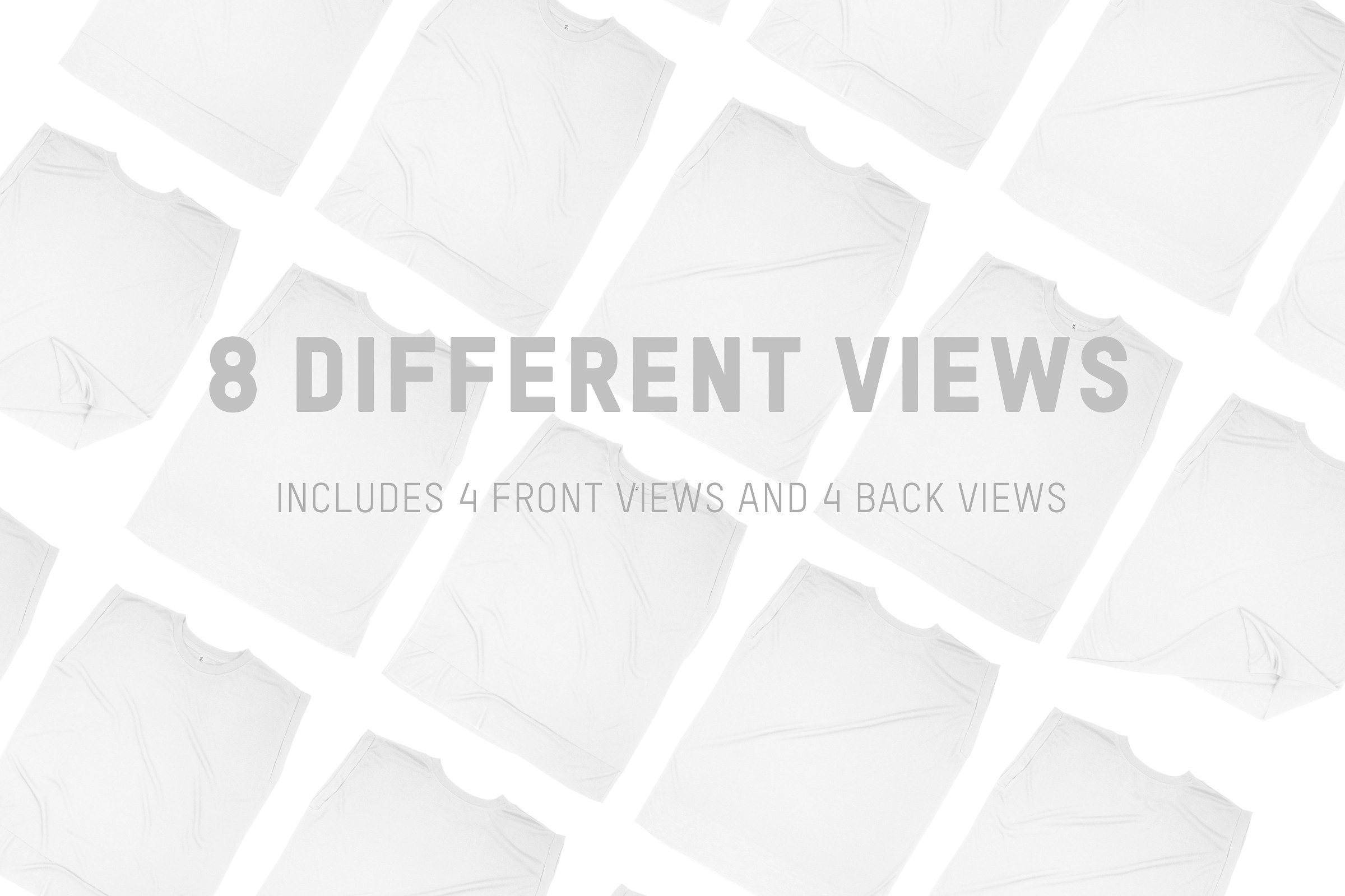 肌肉男T恤服装样机 Bella Canvas 8804 Flowy Muscle Tee插图(5)