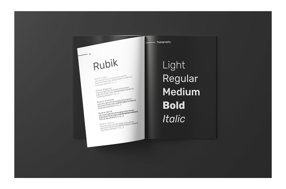 黑白极简主义现代品牌手册插图(6)