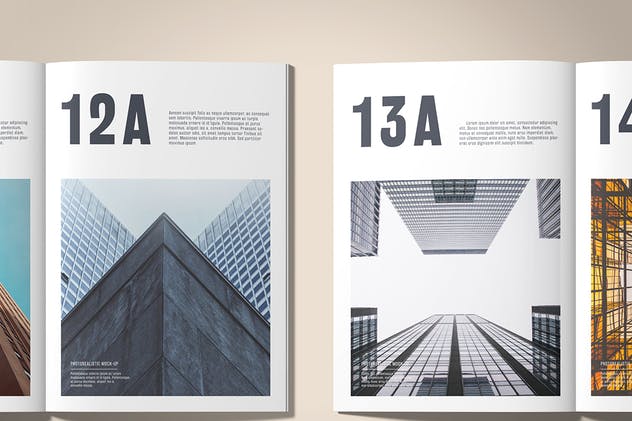 A5规格箔烫印杂志样机 A5 Foil Stamping Magazine Mock-Up插图(7)