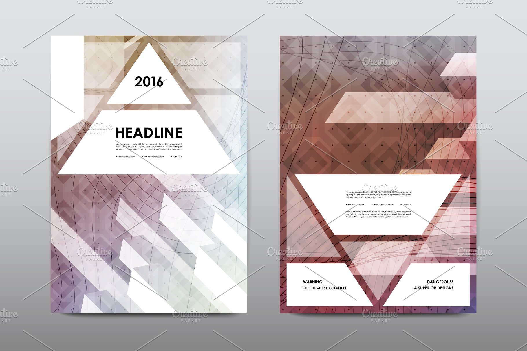 50+企业商业主题宣传小册子模板合集 50+ Business Brochures Bundle插图(32)