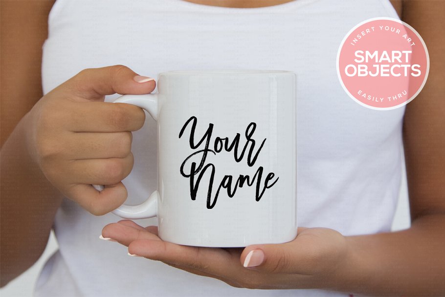 极简主义咖啡马克杯样机模板 #1 Coffee Mug Mockup #1插图