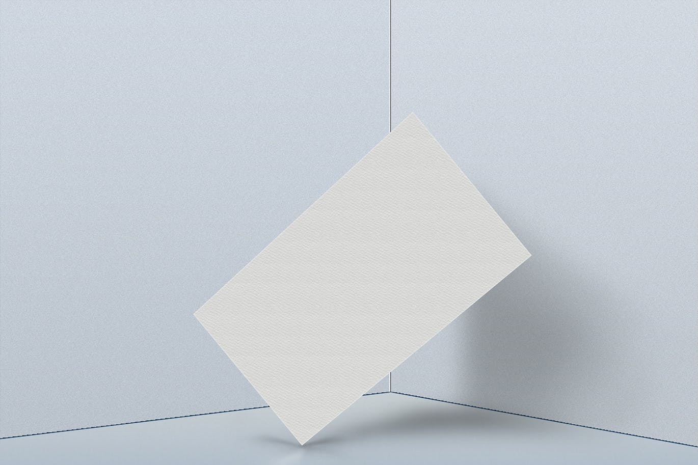 企业名片设计侧立效果图样机模板v2 Business Card Mockup 02插图(1)