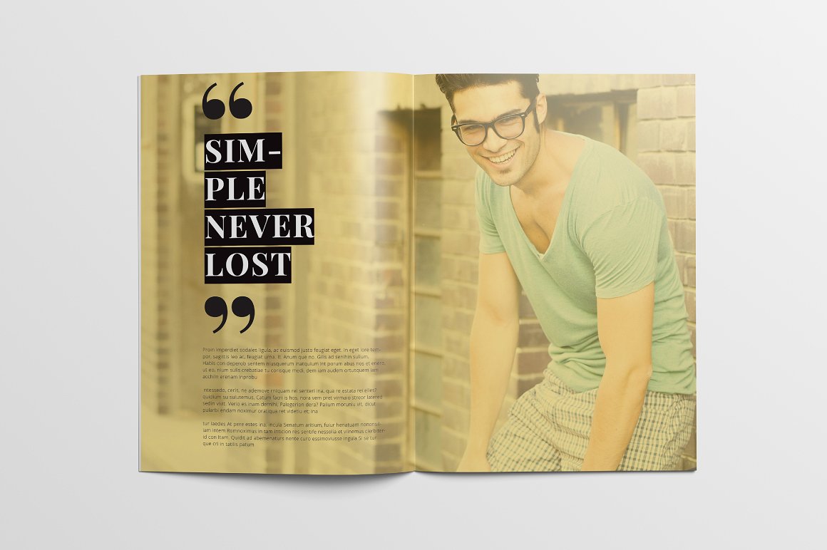 时尚极简的代言人简介杂志模板下载[indd]插图(17)