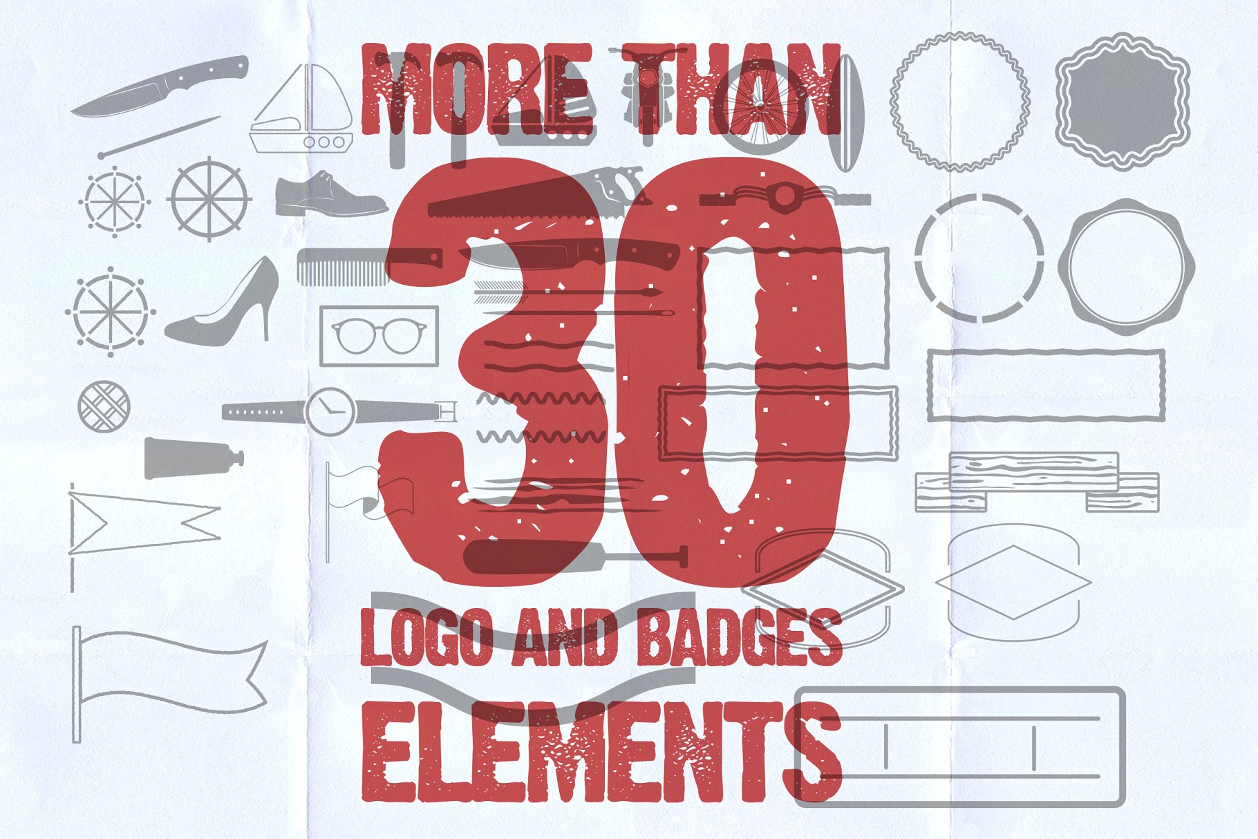 现代复古和复古风格的矢量Logo模型 Retro and vintage logo mockups插图(4)