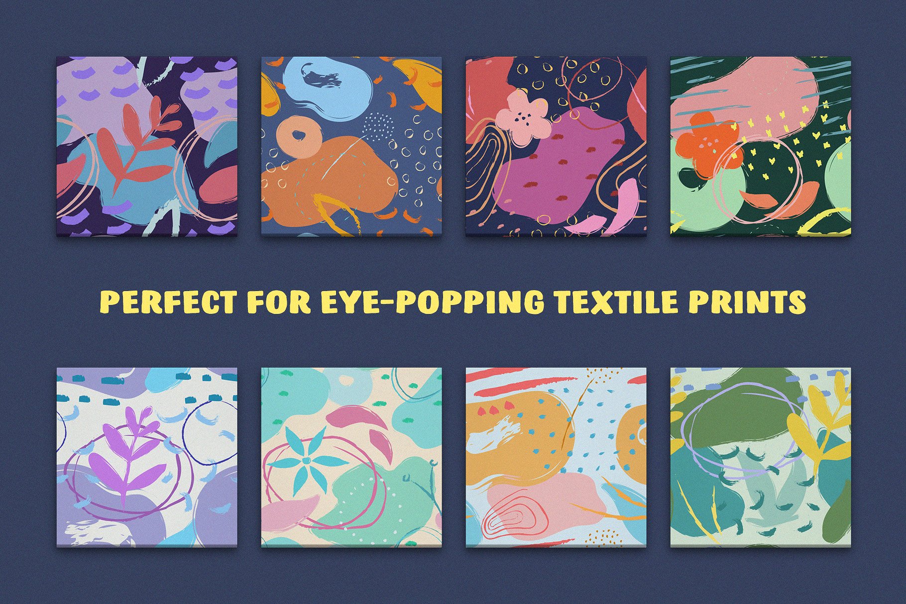 艺术家抽象油画图案纹理 Artistic Dimension Abstract Patterns插图(1)