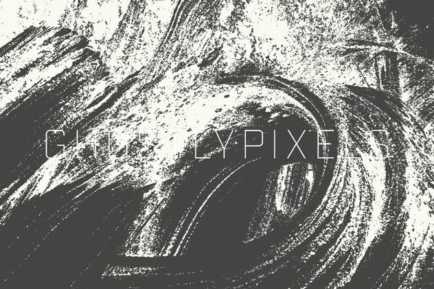 彩绘波纹背景纹理系列素材 Painted Wave Textures插图(12)