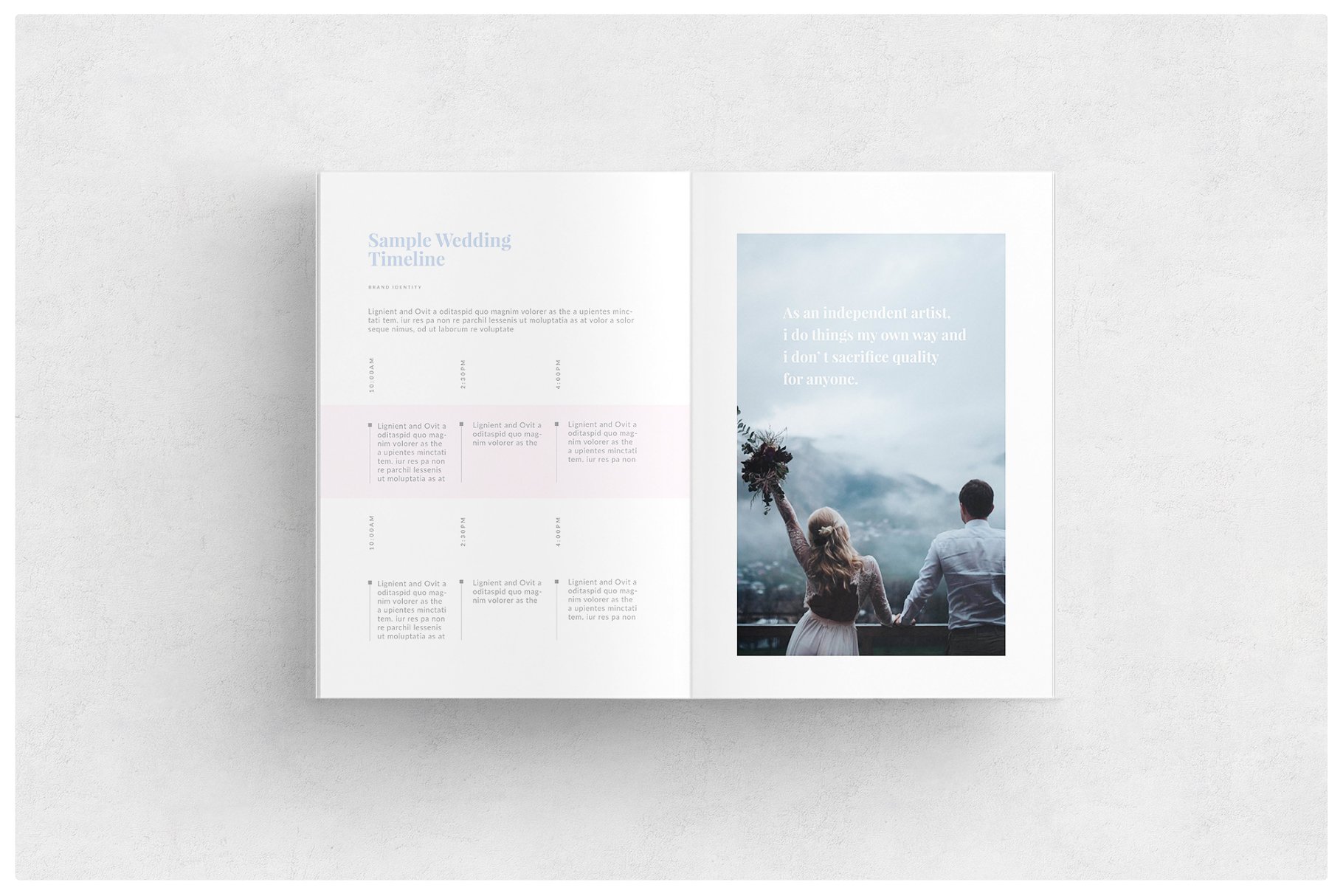 婚纱摄影主题杂志模板 Wedding Magazine插图(9)