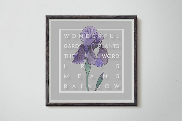 水彩艺术花卉矢量插画合集 FlorArt Watercolor Kit插图(9)