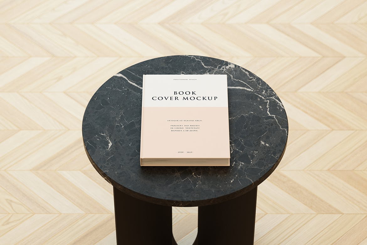 精装图书硬封设计效果图样机素材库精选 Book Cover Mockup插图(3)