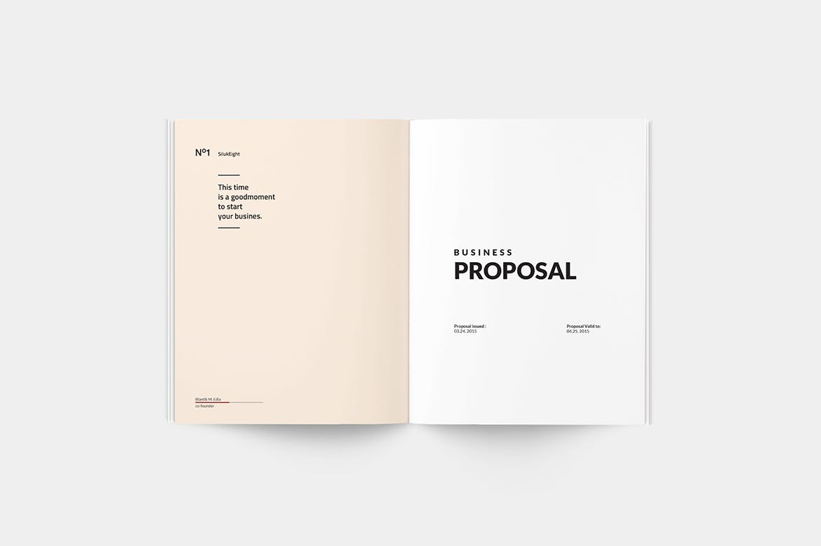 商业计划书/投标标书设计模板 Business Proposal插图(1)