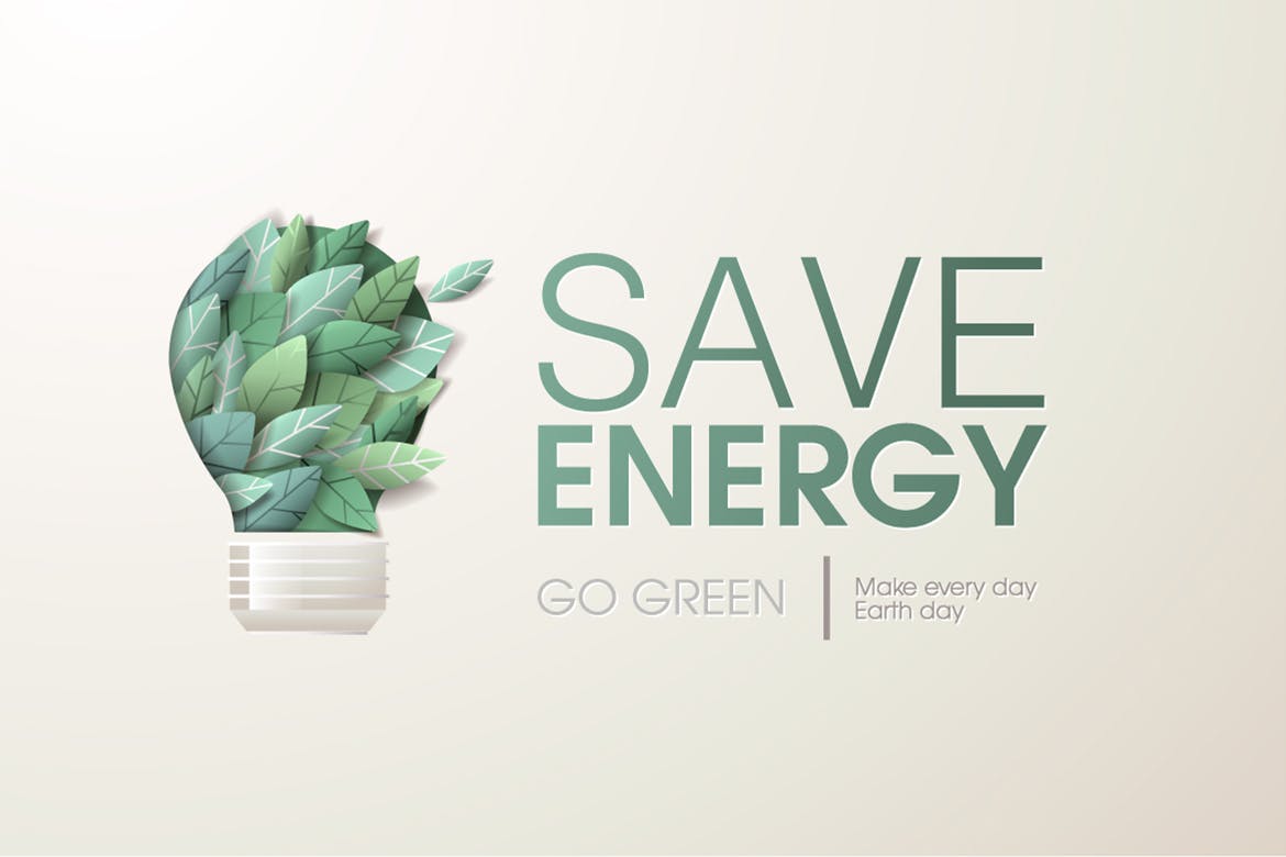 大自然绿色主题网站Banner广告概念素材库精选设计素材v4 Nature web banner concept design插图