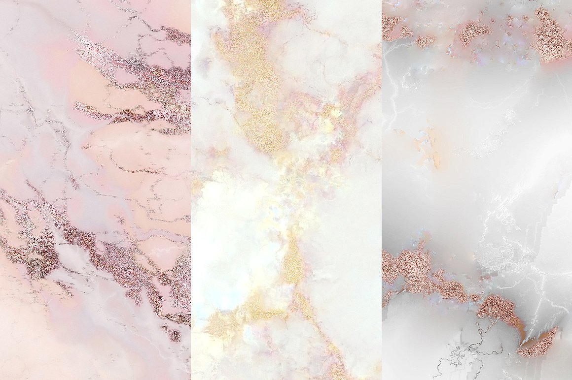 430+高品质的玫瑰金大理石高端纹理背景大集合插图(2)