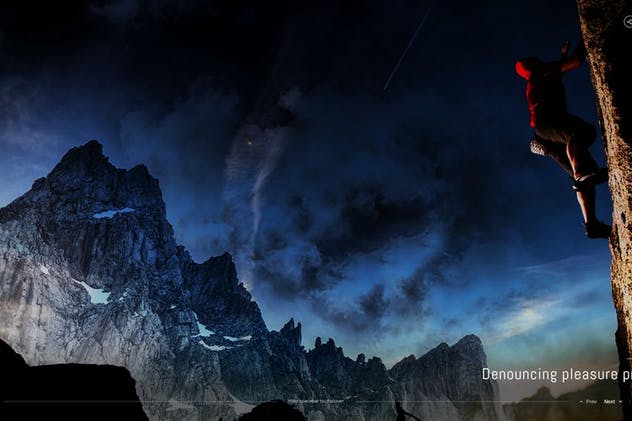 摄影作品展示页面PSD模板 Sepia Photo PSD Template插图(2)