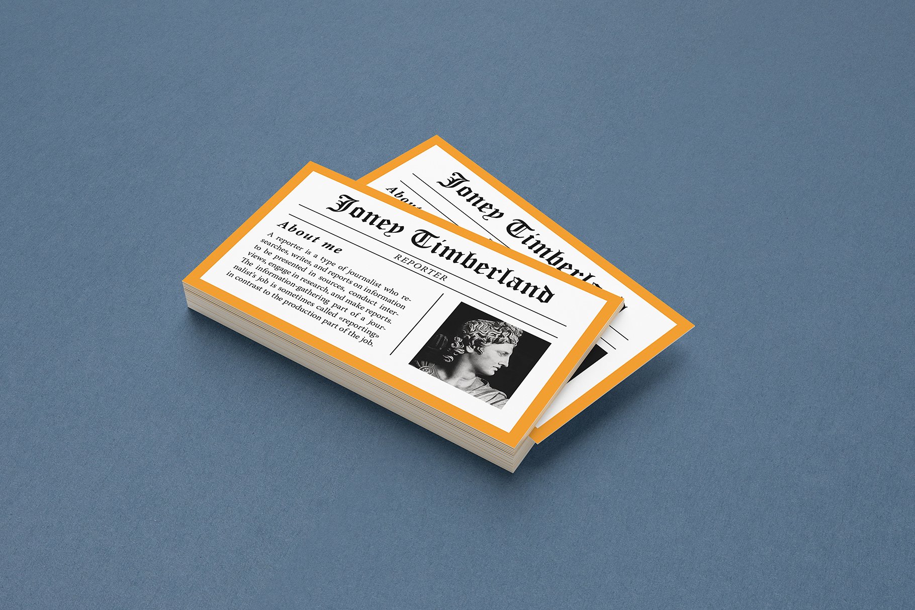 基于3D渲染英国和美国标准尺寸企业名片样机 Double Standards Business Cards插图(3)