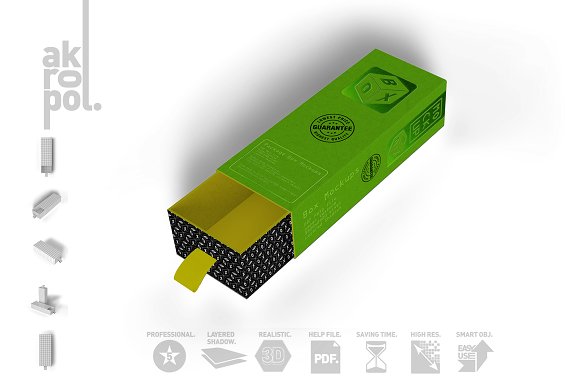 特色礼品盒包装设计展示模型Mockups【PSD】插图(4)