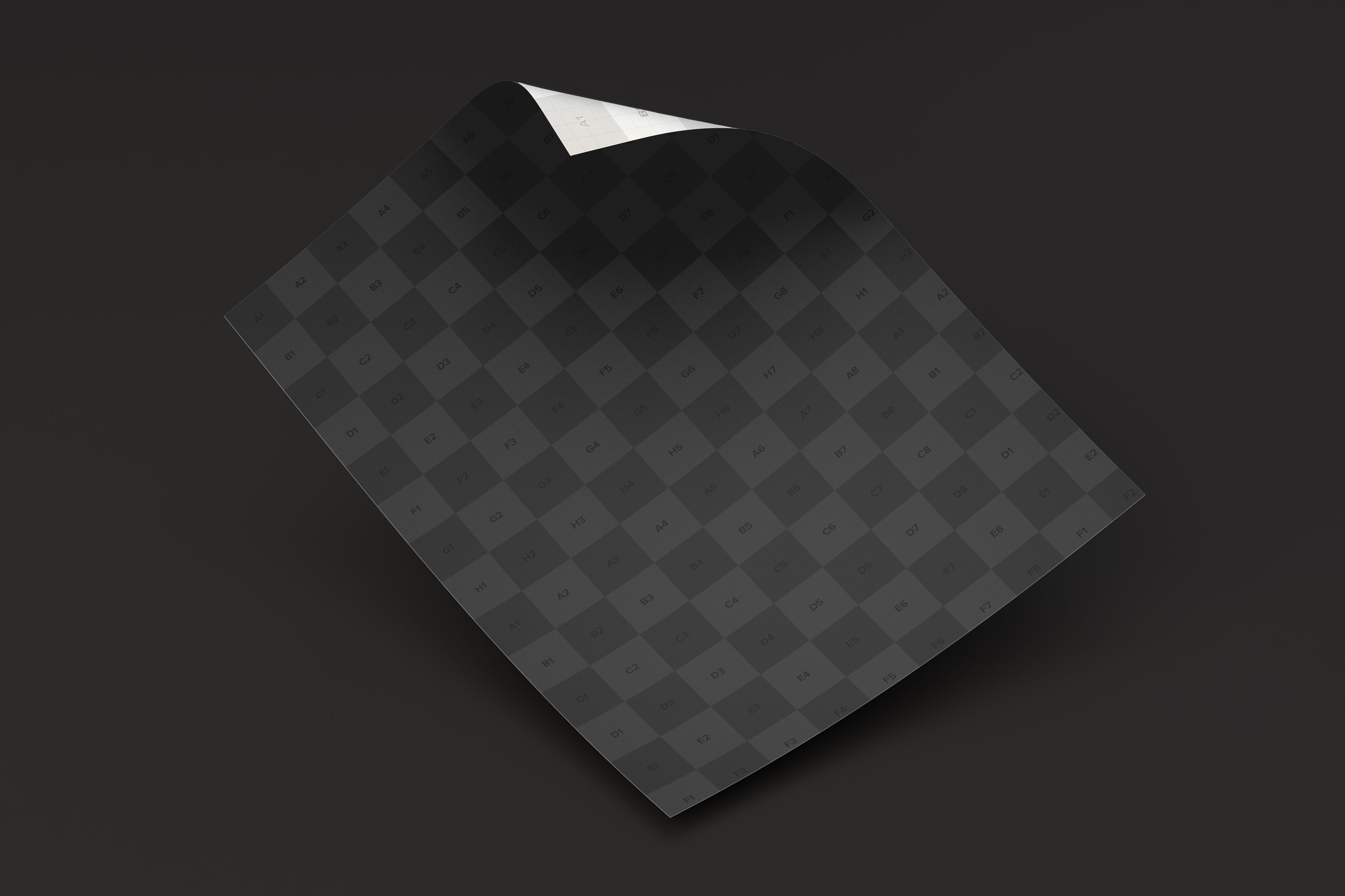 飞舞的A4尺寸传单设计样机模板 Flying A4 Paper Mockup插图(4)