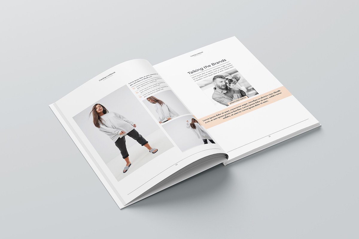 女性时尚服装摄影画册模板插图(11)