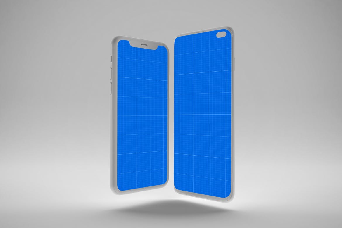 iOS&Android概念手机样机模板 Clean IOS & Android MockUp插图(7)