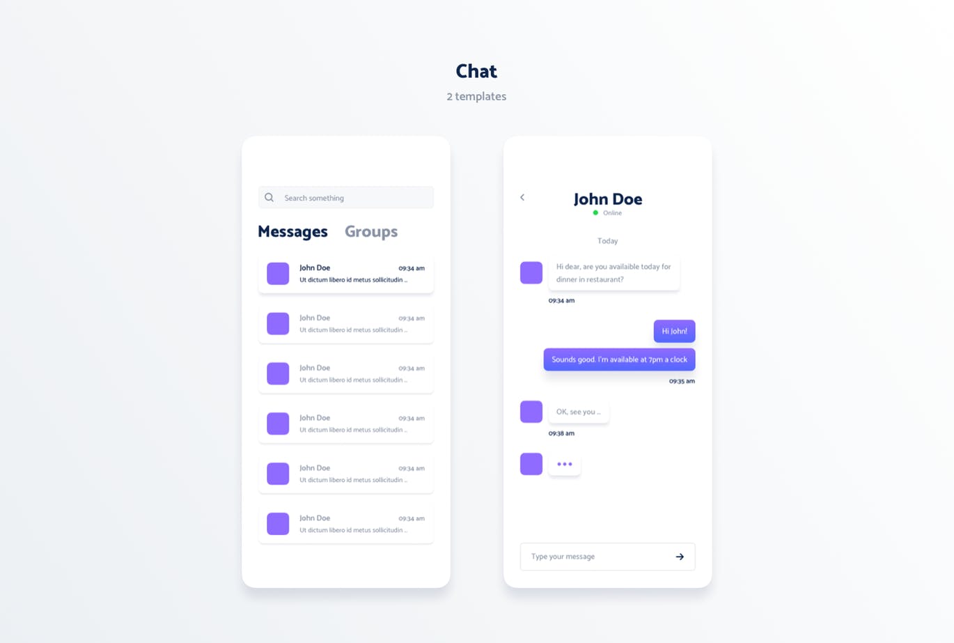 极简主义设计风格APP应用UI设计素材库精选套件v1 Spojeeto Mobile App UI Kit插图(7)