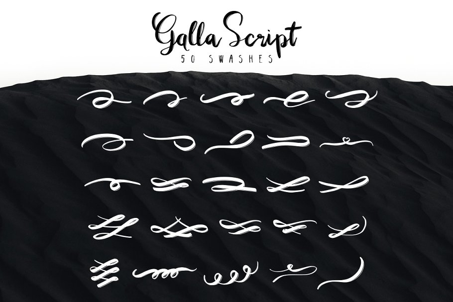 13款手写英文字体合集&Logo模板、矢量插画 Wonderland Fonts Pack & Branding Kit插图(97)