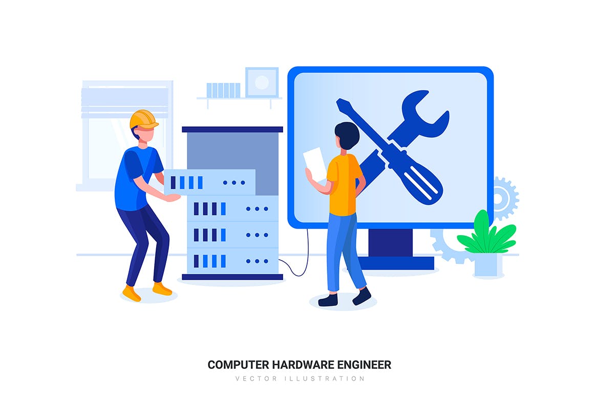 Piston系列技术主题网站设计矢量插画素材包v1 Piston – Technology Illustration Pack (Vol 01)插图(2)